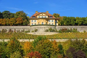 Hans Georg Eiben Prints: Wine-growing estate Le domaine de Vaudijon, Colombier, Neuchatel, Switzerland
