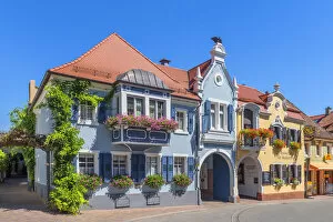 Rheinland Pfalz Gallery: Wine restaurant at Maikammer, Palatinate wine road, Rhineland-Palatinate, Germany