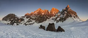 Agordino Prints: Winter at Pale di san Martino, Passo Rolle, Trento, Trentino Alto Adige, Italy