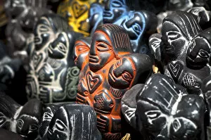 Images Dated 10th December 2012: Witches Market, Mercado de las Brujas, Pachamama Statues For Sale, Mother