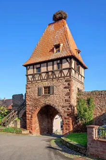 Images Dated 30th November 2022: Witches tower at Chatenois, Selestat, Bas-Rhin, Alsace, Alsace-Champagne-Ardenne-Lorraine