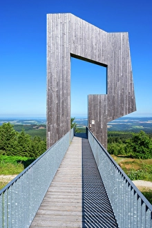 Sculptures Prints: Wndklang sculpture on the Erbeskopf summit