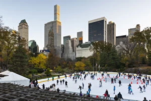 Wollman Ice rink, Central Park, Manhattan, New York City, USA