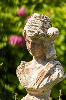 Bust Prints: Women Bust at the Ausonia & Hungaria Hotel, Venice, Veneto, Italy