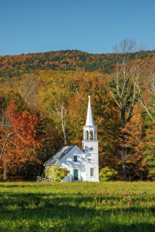 Q4 2024 Prints: Wonalancet Union Chapel in Tamworth, New Hampshire, New England, USA