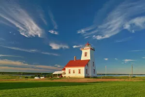 East Coast Gallery: Wood Islands Lighthouse. Wood Islands Provincial Park, Wood Islands, Prince Edward Island, Canada