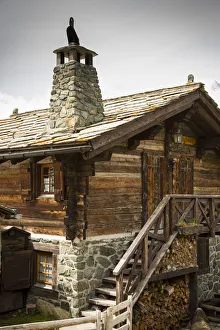 Wooden chalet / hut, Eggen, Zermatt, Valais, Switzerland