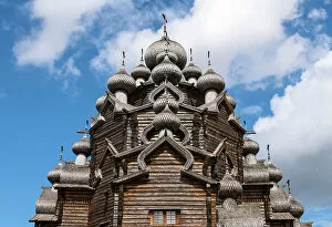 Images Dated 5th October 2022: Wooden Church of Intercession (Pokrovskaya Church) with 25 domes