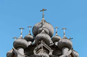 Images Dated 5th October 2022: Wooden Church of Intercession (Pokrovskaya Church) with 25 domes