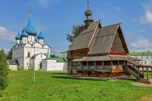 Dome Prints: Wooden St. Nicholas Church, 1766, Suzdal Kremlin, Suzdal, Vladimir region, Russia