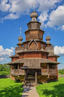 Dome Prints: Wooden Transfiguration church, 1756
