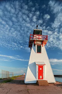 Lighthouses Collection: Woods Island Range Light Woods Island, Prince Edward Island, Canada