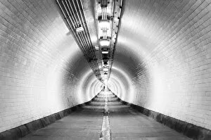 Images Dated 4th January 2023: Woolwich Foot Tunnel under River Thames, London, England
