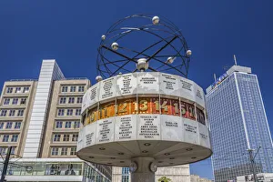 Space Prints: World clock at Alexanderplatz, Berlin, Germany