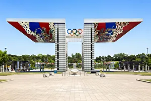 Jan Christopher Becke Prints: World Peace Gate at the Olympic Park in Seoul, South Korea