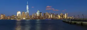 Development Prints: One World Trade Center and Downtown Manhattan across the Hudson River, New York, Manhattan