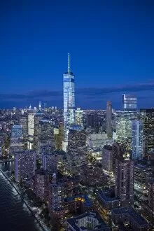 Images Dated 13th November 2015: One World Trade Center and Lower Manhattan, New York City, New York, USA
