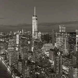 Images Dated 13th November 2015: One World Trade Center & Lower Manhattan, New York City, New York, USA