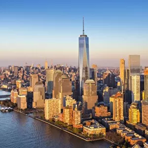 Images Dated 16th November 2015: One World Trade Center & Lower Manhattan, New York City, New York, USA