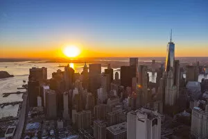 Images Dated 23rd November 2015: One World Trade Center & Lower Manhattan, New York City, New York, USA