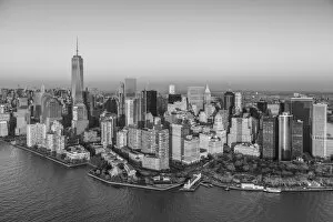 Images Dated 16th November 2015: One World Trade Center and Lower Manhattan, New York City, New York, USA