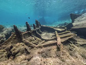 Wall Art Prints: Wreck of the Gamma, Grand Cayman, Cayman Islands, British West Indies