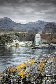 February 2025 Prints: Wreck of 'Johan' and Castle Maol