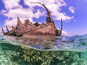 Seabed Prints: The Wreck of the Pallas, South Sound, Grand Cayman, Cayman Islands, British West Indies