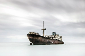 Lanzarote Prints: Wreck of the Telamon, near Arrecife, , Lanzarote, Canary Islands, Spain