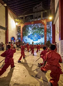 Images Dated 8th September 2020: Wushu Cuban School, interior, Chinatown, Havana, La Habana Province, Cuba
