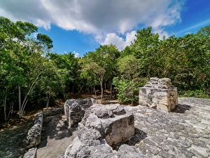 Xpuhil Prints: Xpuhil Archaeological Site, Xpujil, Campeche State, Mexico