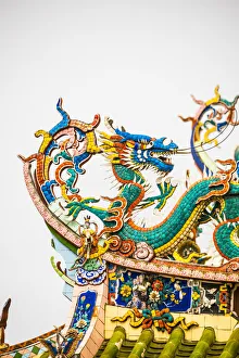 Dragon Prints: Yap Kongsi Temple, George Town, Penang Island, Malaysia