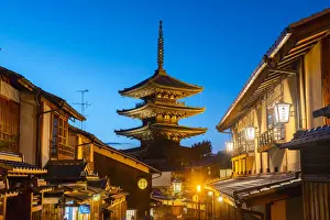 Yasaka Pagoda in Hokanji temple, Higashiyama district, Kyoto, Kyoto prefecture, Kansai