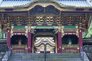 Religious Architecture Prints: Yashamon Gate of Mausoleum of Iemitsu at Rinnoji Temple (UNESCO World Heritage Site)