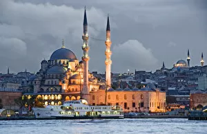 Yeni Camii, the great mosque near the Golden Horn. Istanbul, Turkey