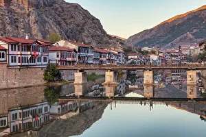 Anatolia Prints: Yesilirmak river, Amasya, Amasya Province, Turkey