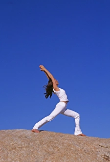 Yoga in the Joshua Tree National Park