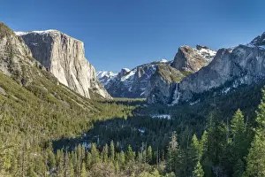 Sierra Nevadas Prints: Yosemite Valley from Tunnel View, Yosemite National Park, California, USA