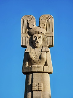 Paseo Prints: The Young Woman of Amajac Sculpture, Paseo de la Reforma, Mexico City, Mexico