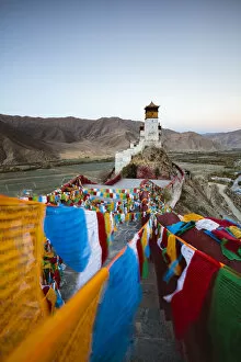 Images Dated 14th March 2017: Yungbulakang Palace at dawn, Tibet, China