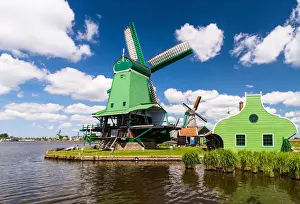 The Zaanse Schans - an open air conservation area and museum on the east bank of the Zaan