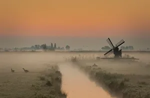 Loneliness Prints: Zaanse Schans, Zaanstad, Zaandam, North Holland, Netherlands