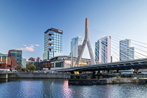 Suspension Bridge Prints: Zakim Bridge, Boston, Massachusetts, USA