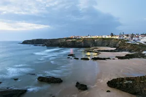 Costa Vicentina Prints: Zambujeira do Mar beach at dusk. Alentejo, Portugal