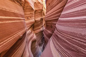 Images Dated 26th April 2022: Zebra Slot Canyon, Grand Staircase National Monument, Utah, USA