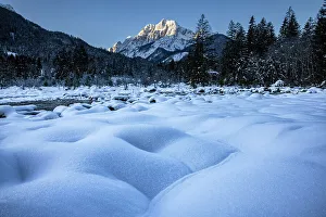 Kranjska Gora Prints: Zelenci Springs in winter, Julian Alps, Kranjska Gora, Slovenia