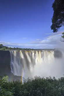 Zimbabwe, Victoria Falls, Victoria Falls National Park during rainy season (UNESCO Site)