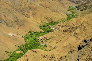 Plant Communities Prints: Ziz Valley, Tizi nAoTichka Pass, High Atlas, Morocco