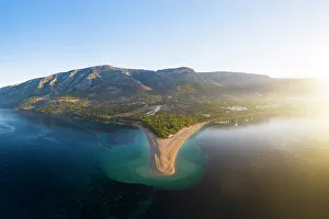 Brac Prints: Zlatni Rat, Golden Horn Beach, Bol, Brac, Damatia, Adriatic Coast, Croatia