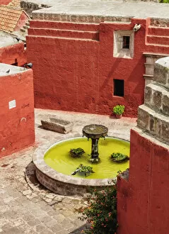 Zocodober Square, elevated view, Santa Catalina Monastery, Arequipa, Peru